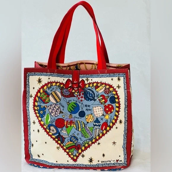 Brighton Holiday Canvas Tote Bag - Picture 1 of 8